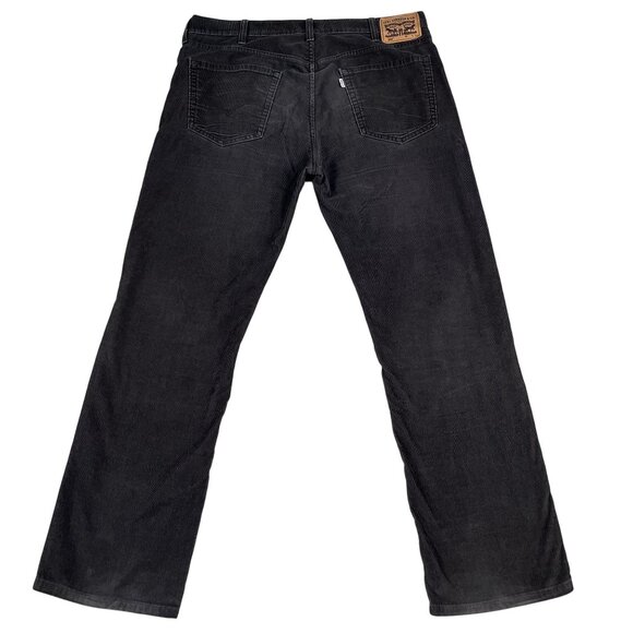 Levi's Mens 559 Relaxed Fit Straight Leg Black Jeans Sz 39 x 33 - Picture 2 of 5